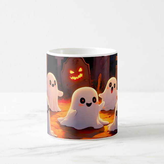 Moonlight Spooky Ghost Tales Coffee Mug (Center)