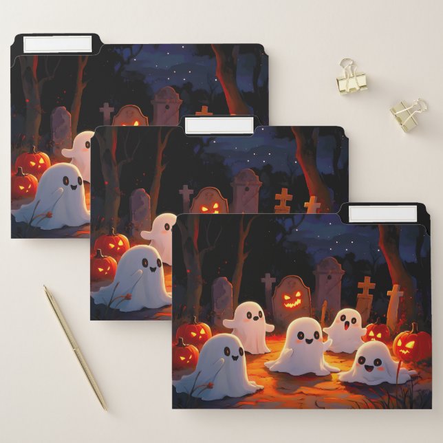 Moonlight Spooky Ghost Tales File Folder (Set)