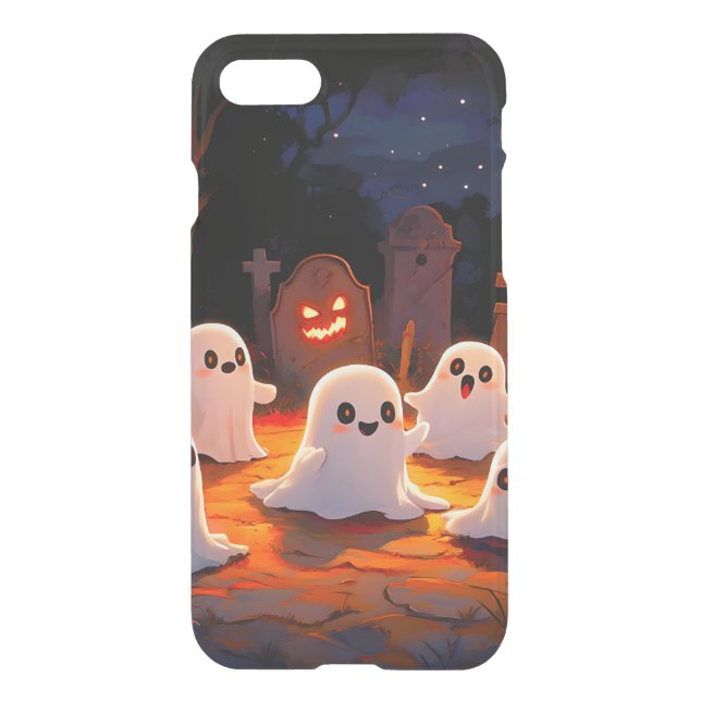 Moonlight Spooky Ghost Tales Uncommon iPhone Case (Back)