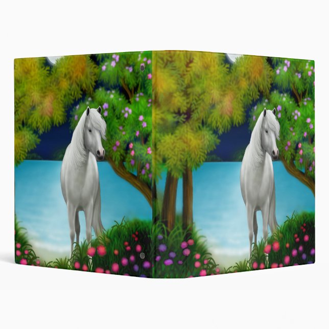 Moonlight Stallion Avery Binder (Background)