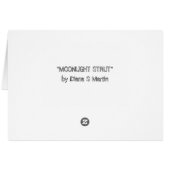 Moonlight Strut Cards (Back Horizontal)