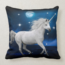 Moonlight Unicorn Pillow