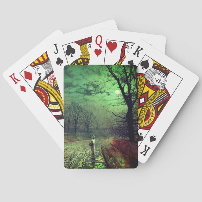 Moonlight Walk  Poker Cards (Back)