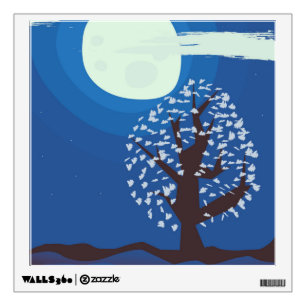 moonlight wall decal
