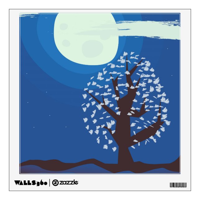 moonlight wall decal (Front)