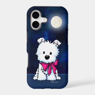 Moonlight Westie Puppy iPhone 17 Case