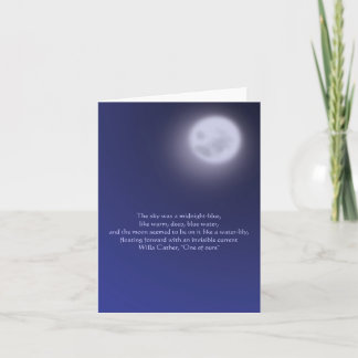 Moonlight with quote card