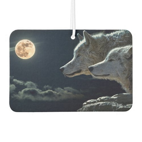 Moonlight Wolves Car Air Freshener