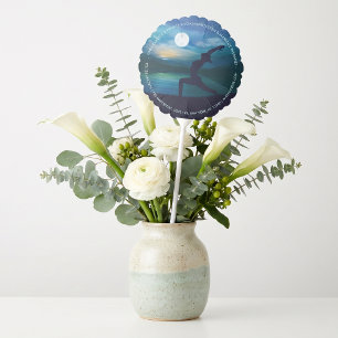 Moonlight Yoga Meditation Crescent moon Salutation Balloon