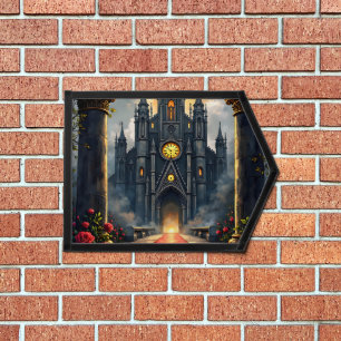 Moonlit Aisle of Eternal Vows –Gothic Wedding Gate Pennant
