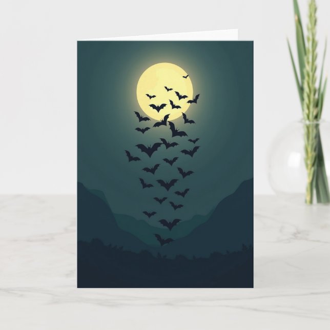 Moonlit Bat Flight Card (Front)