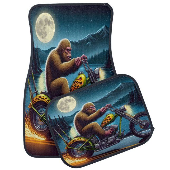 Moonlit Bigfoot Blaze Adventure Car Floor Mat (Set)