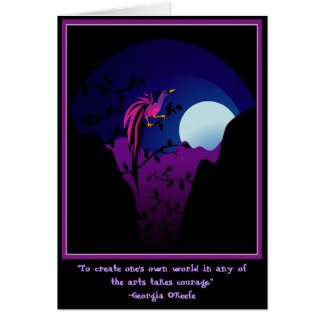 Moonlit Bird of Paradise Cards