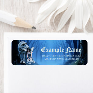 Moonlit Bond – The Wolf and the Gothic Fairy. Label