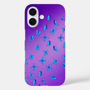Moonlit Butterflies iPhone 16 Case – Whimsical Art