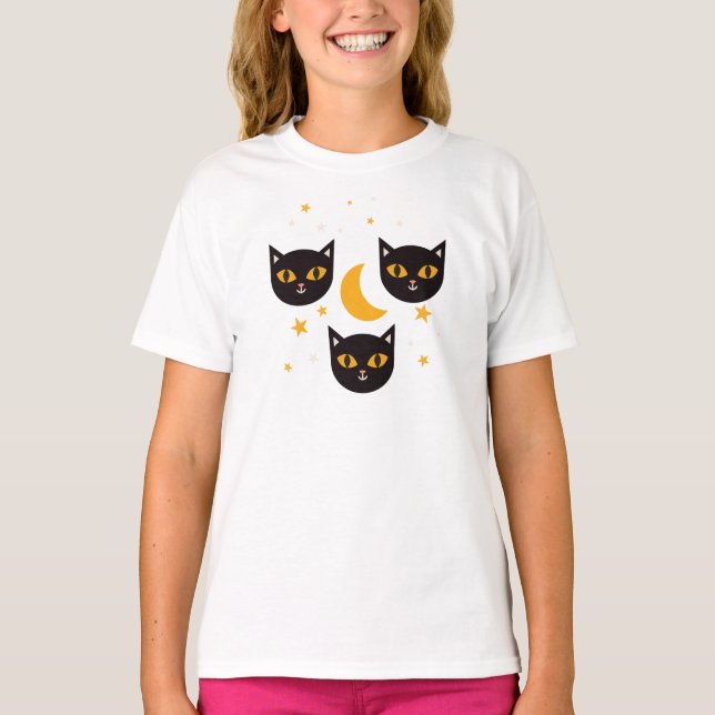 Moonlit Cat T-Shirt (Front)
