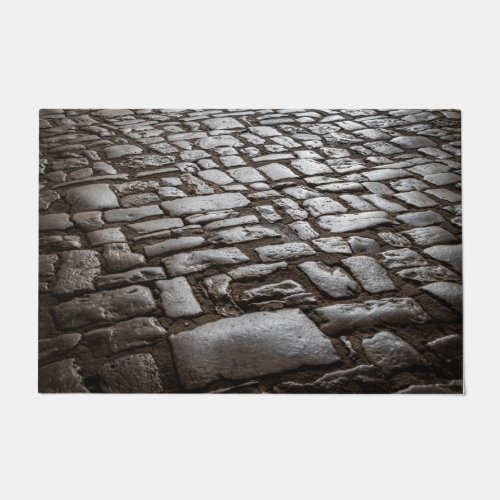 Moonlit Cobblestones Doormat