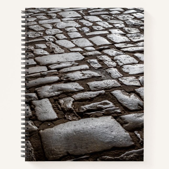 Moonlit Cobblestones Notebook (Front)
