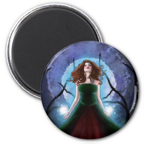 Moonlit Conjure Magnet