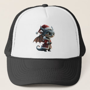 Moonlit Cookie Bandit – The Grey Christmas Dragon. Trucker Hat