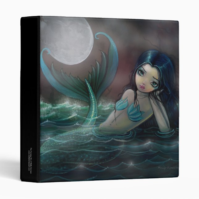 Moonlit Creek Mermaid Binder (Front/Spine)
