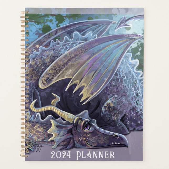 Moonlit Dragon Art Planner (Front)