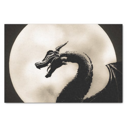 Moonlit Dragon Tissue Paper