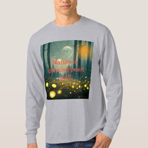 Moonlit Dreams Ethereal Forest T_shirt Designs