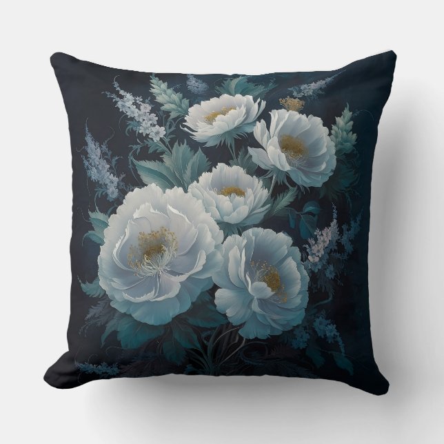 Moonlit Elegance Pillow design  (Front)