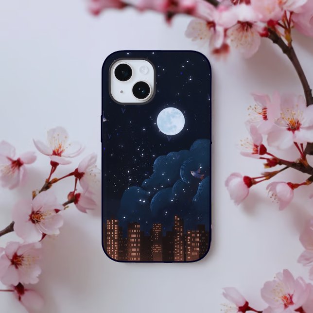 Moonlit, Empire State Night Sky | iPhone 14 Case | (Creator Uploaded)