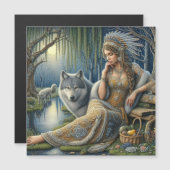 Moonlit Enchantment in the Mystic Forest (Front/Back)