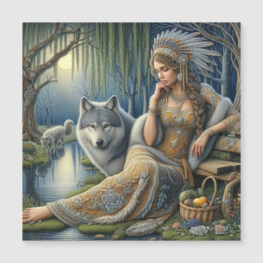 Moonlit Enchantment in the Mystic Forest (Front)