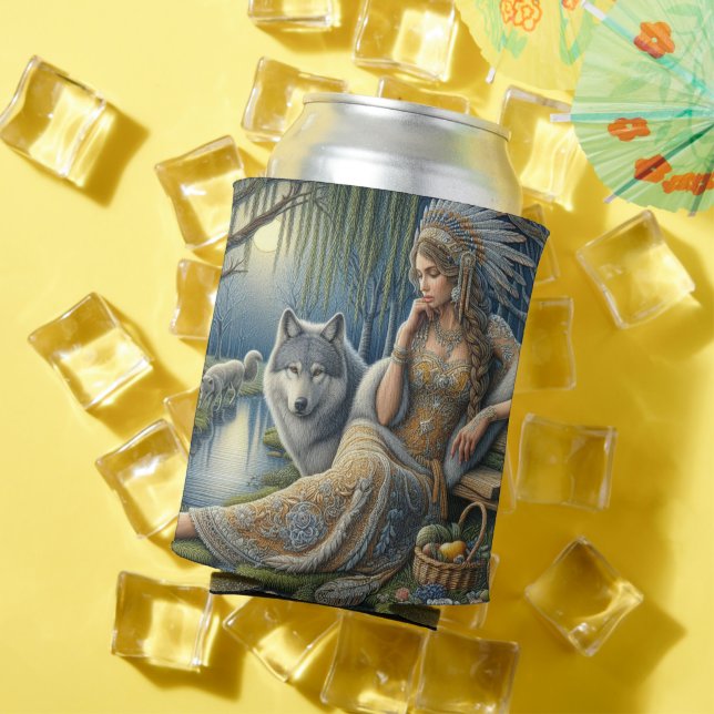 Moonlit Enchantment in the Mystic Forest Can Cooler (In Situ Summer)