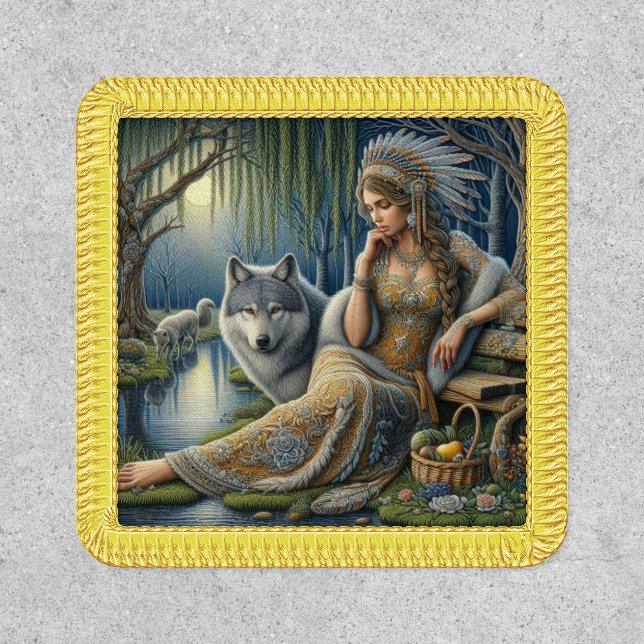 Moonlit Enchantment in the Mystic Forest Patch (Front)