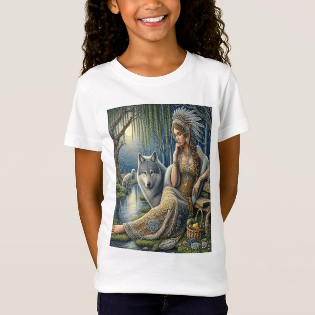 Moonlit Enchantment in the Mystic Forest T-Shirt (Front)