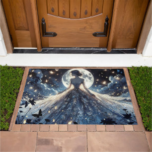 Moonlit Fairy Princess Celestial Gown Doormat