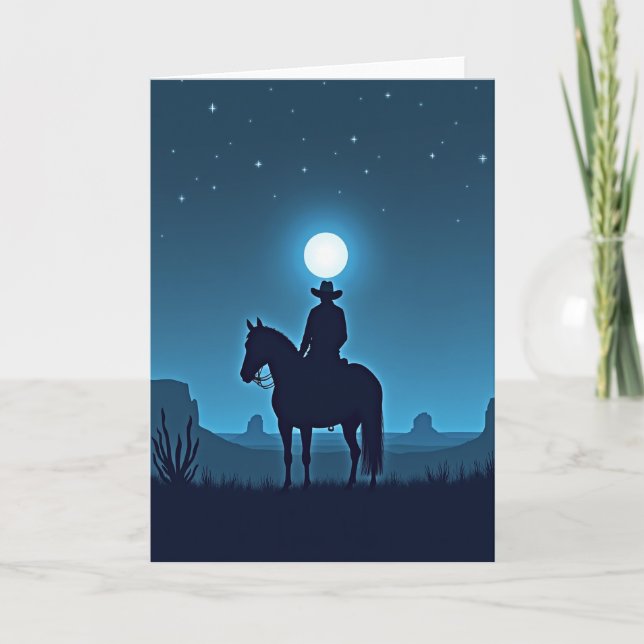 Moonlit Fathers Day Rider Card (Front)