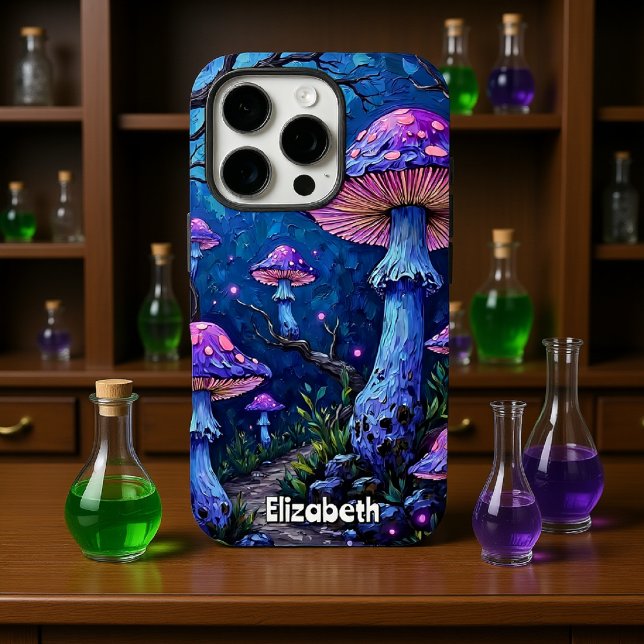 Moonlit Fungi Trail Case-Mate iPhone Case (Creator Uploaded)