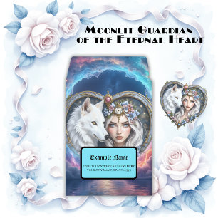 Moonlit Guardian of the Eternal Heart.  Envelope Mailers