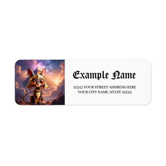 Moonlit Guardian of the Eternal Sands.  Label (Front)