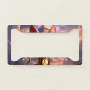 Moonlit Guardian of the Eternal Sands. License Plate Frame