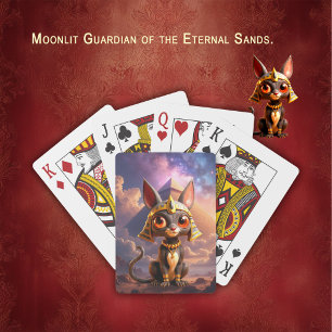 Moonlit Guardian of the Eternal Sands. Poker Cards