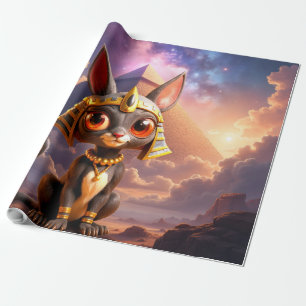 Moonlit Guardian of the Eternal Sands. Wrapping Paper