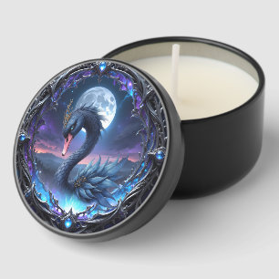 Moonlit Guardian – Swan of the Quiet Light. Mini Candle Favors
