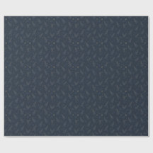 Moonlit Herbaria — Midnight Blue Botanical Wrappin