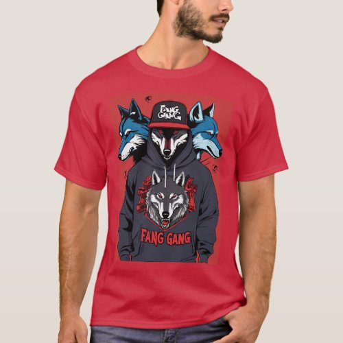 Moonlit Howl Expressive T_Shirt Designs for Natu
