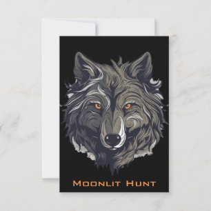 Moonlit Hunt Invitation