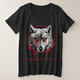 Moonlit Hunt Plus Size T-Shirt