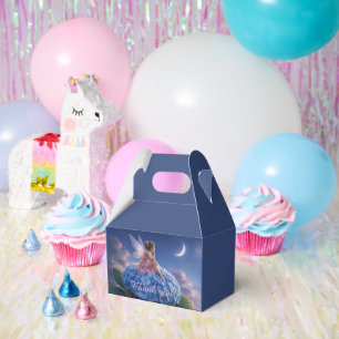 Moonlit Hydrangea Fairy Thank you Favor Boxes