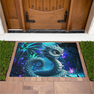Moonlit Jungle Guardian – Enchanted Owl Doormat